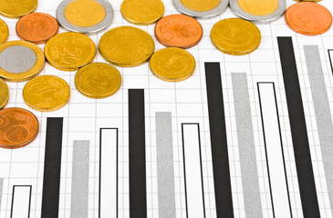 Coins and diagram
