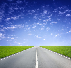 Fototapeta premium Old road