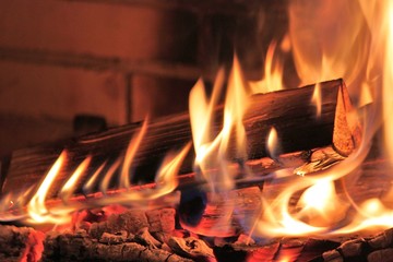 Feuer im Kamin