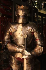 Foto op Aluminium Historisch stalen harnas van de ridder © Kajano