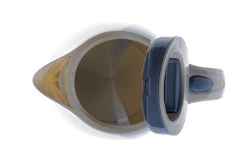 kettle on white macro