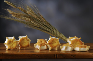 Naklejka premium Pardulas - Dolce tipico pasquale con ripieno - Sardegna
