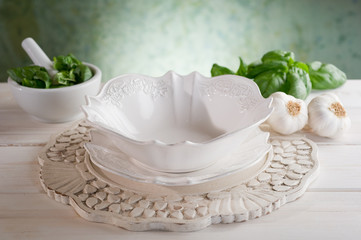 luxury dish on restaurant - piatto elegante