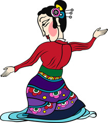 chinese lady dancer