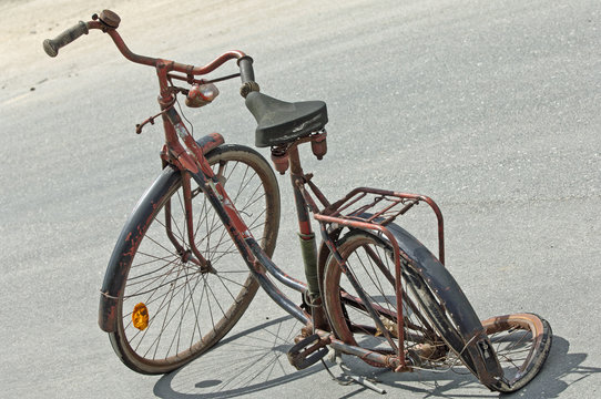 Schrottfahrrad,altes Fahrrad
