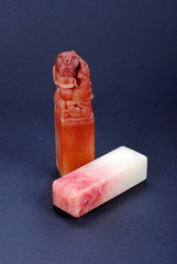 Chinese dragon stone seal