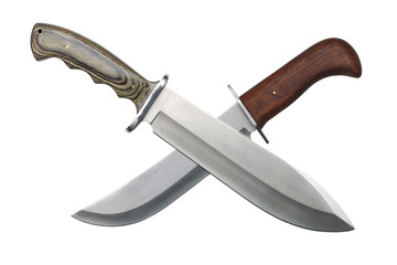 Two crossed knifes