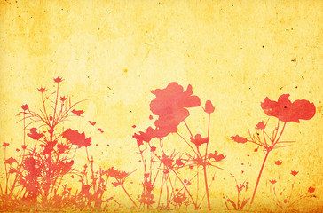 floral style textures with space for text or image