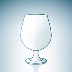 Empty Beer Glass