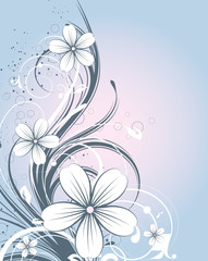 Floral abstract illustration