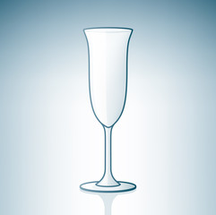 Empty  Wine Glass
