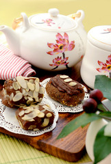 Сhocolate cakes made of biscuit crumbs (no baking).