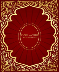 Vintage background with copy space vector