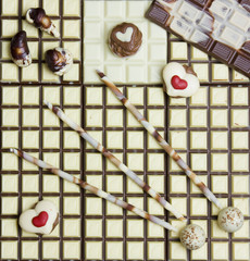 chocolate still life