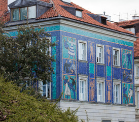 Naklejka premium Old Town of Warsaw