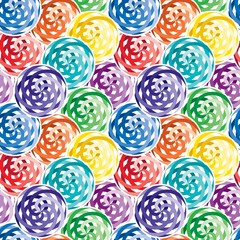 Seamless vivid swirl pattern
