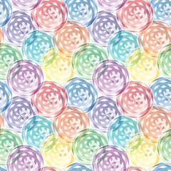 Seamless vivid swirl pattern