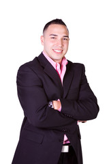 Close up on a Hispanic Businessman