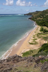 Plage sur la côte Nord de Rodrigues