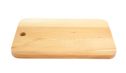 Cutting board isolated on a white background