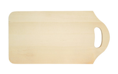 Chopping board isolated on a white background
