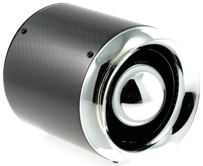 filtre à air en carbone, fond blanc