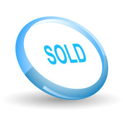 Sold. Vector icon.