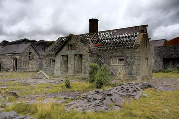 Fototapeta premium Derelict slate mine