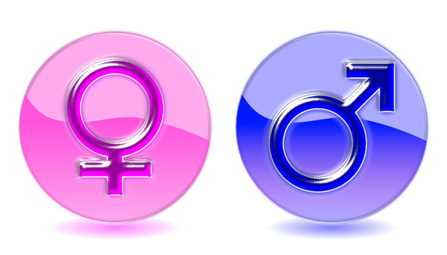woman and man