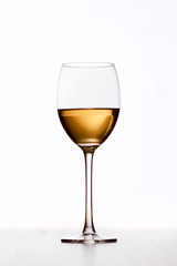 Glass of white wine