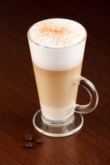 Coffee Latte in a glass