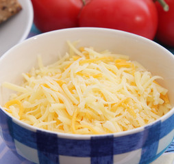 Geriebener Käse