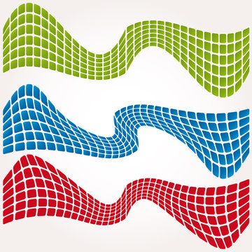 abstract mosaic vector composition background