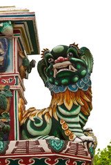 Fototapeta premium chinrsr lion statue