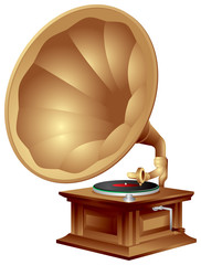 Gramophone, phonograph, ancient music player