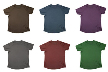 Six t-shirts