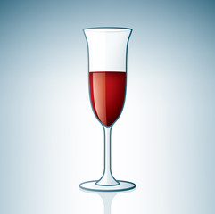 Red Wine Glass