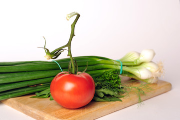 tomato with pot-herb