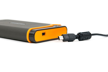 External device with mini-usb socket isolated