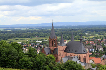 Obraz premium Katharinenkirche in Oppenheim