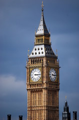 The Clock Tower of Big Ben, Palace of Westminster, London