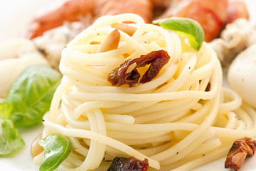 Spaghetti mit Meeresfrüchten