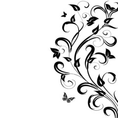 Fototapeta premium pattern floral branch