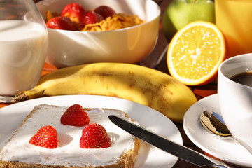 Sonniges Frühstück