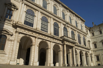 Fototapeta na wymiar Fasada pałacu Barberini