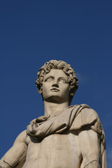 Fototapeta na wymiar Statua al Campidoglio, Roma
