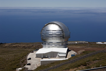 Fototapeta na wymiar GranTeCan Teleskop