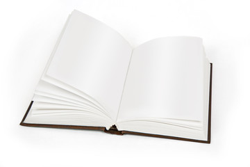 opened book hard cover