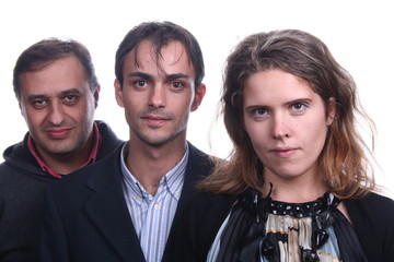 business team, isolated on white background