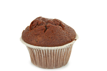 muffin sur fond blanc